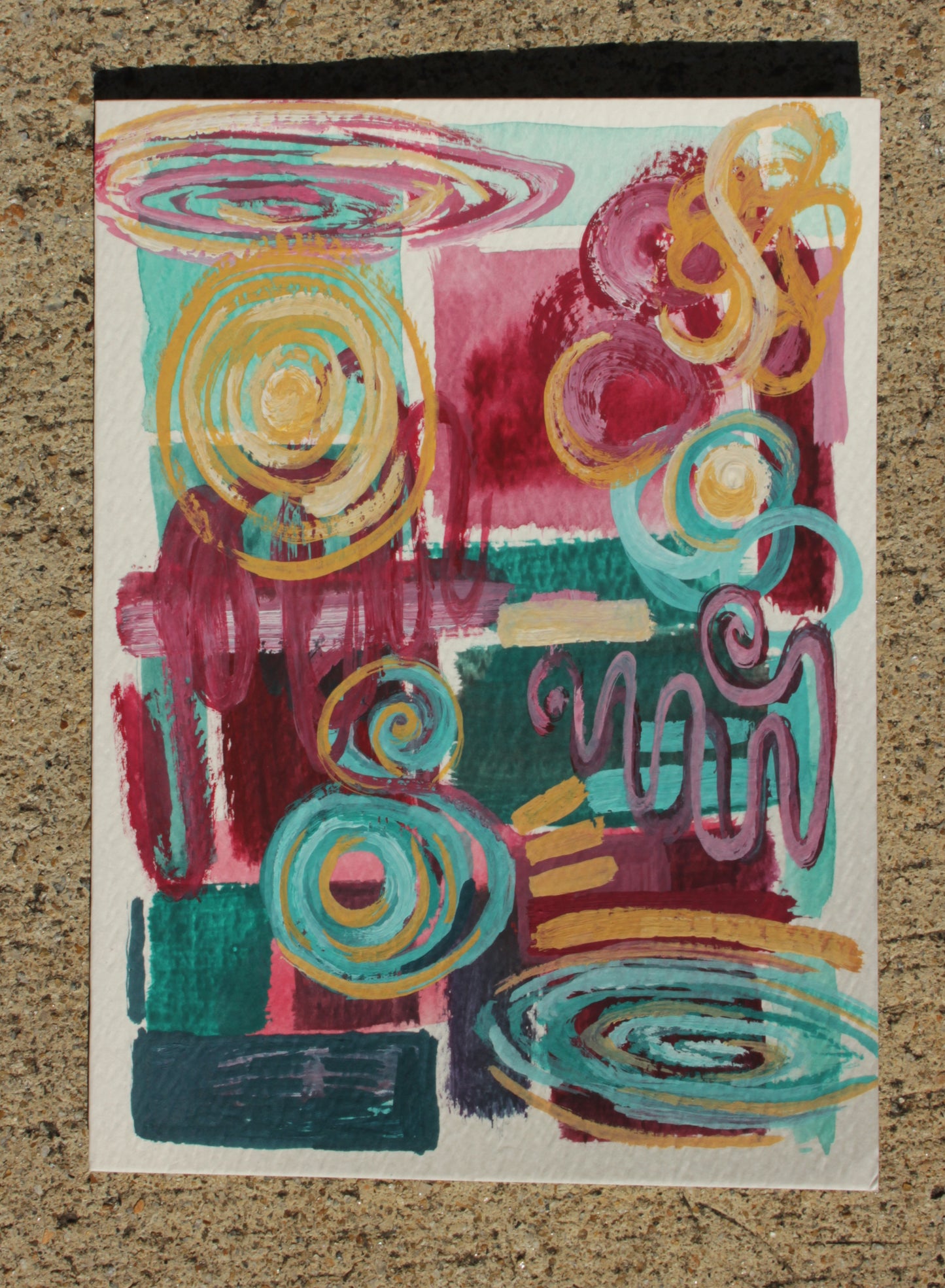 Original gouache painting